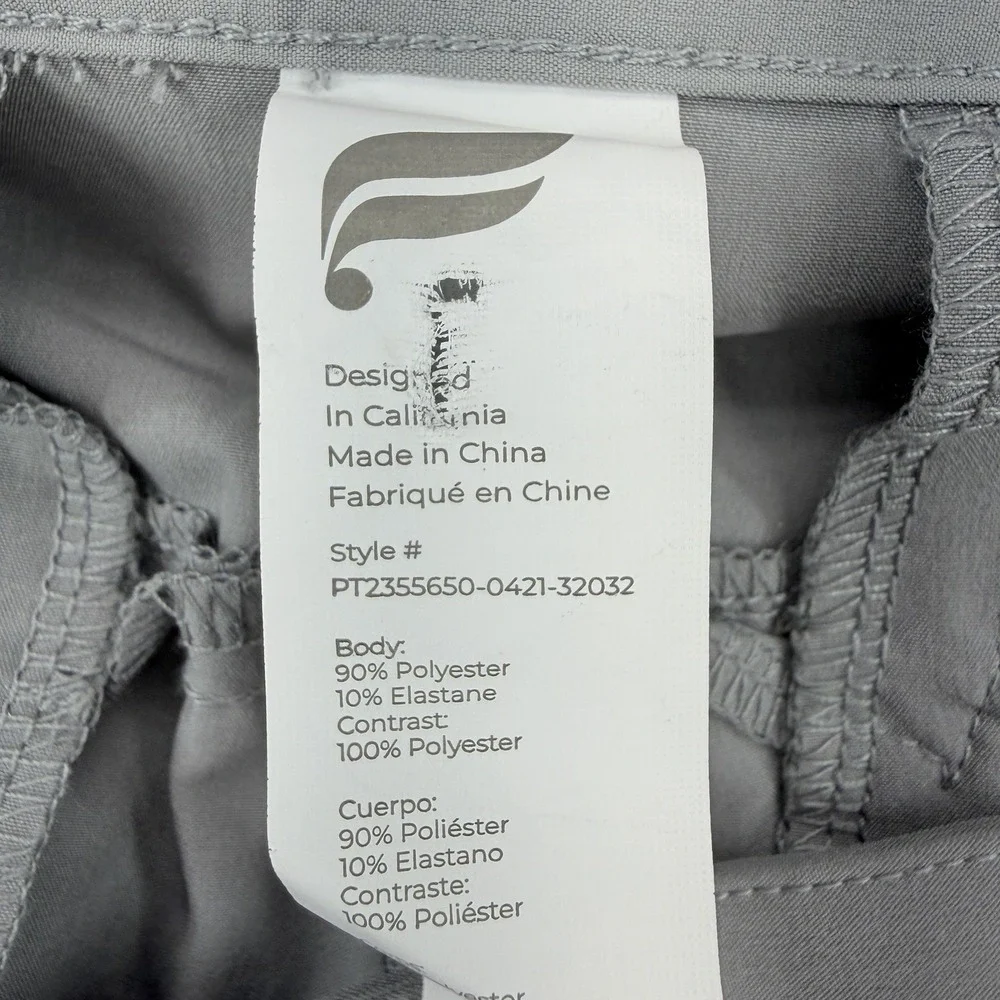 Fabletics The Only Pant Mens 32x32 Gray Performance Stretch Commuter Golf